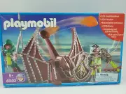 New Playmobil 4840 Green Dragon Knights Catapult with LED Crossbow