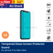 2x Clear Tempered Glass Screen Protector Guard for iPhone 11 to 16 pro max