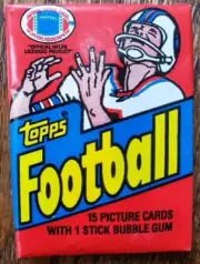 (1) Unopened 1982 Topps Football Wax Pack 15 Cards Rookie Stars Fresh From Box