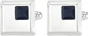[JYHLSHBA] Cufflinks For Men 1 Pair Of Diamond-Encrusted Square Cufflinks Men'S French Business Shirt Suit Cufflinks Cufflinks