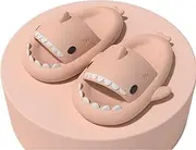 Thick-Soled Shark Couple Slippers Women's Slip-on Slippers Men's Indoor and Outdoor Funny Home Cute Cartoon Sandals Fashion