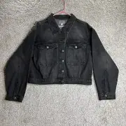 BP Be Responsible Denim Jacket Women’s XL Faded Black Wash Nordstrom