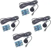 4pcs JSN-SR04T Integrated Ultrasonic Distance Sensor Module Ultrasonic Transducer with Probe Proximity Sensor Measurement Module
