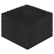 12 Pack Pyramid Shape Soundproof Foam Sound Proof Padding Panel for Echo2024