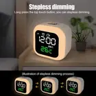 Digital Alarm Clock Easy to Use Lightweight Led Night Light Clock Portable