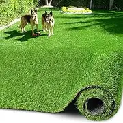 Artificial Grass Turf Carpet, Synthetic Dog Grass Rug Mat for Outdoor Indoor Garden Lawn Balcony Backyard Patio Landscape Balcony, 300 * 100 * 2.5Cm Green