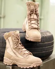 Mil-Tec Tactical Two-Zip, boots , color: Beige (Coyote) , size: 11 US
