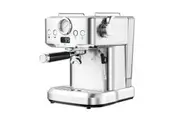 Espresso Coffee Machine 20 Bar 2L Stainless Steel Latte Cappuccino Maker Home Cafe Office Milk Frother with Pressure Gauge Thermometer Maxkon