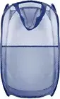 Collapsible Pop Up Laundry Hamper, Mesh Foldable Laundry Basket, Extra Large