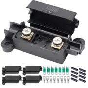 Ozoffer 40A MIDI FUSE KIT 4 ANS Holder 7 x 40 AMP Fuses to suit Redarc BCDC Dual Battery
