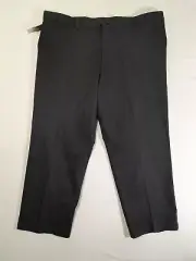 Dockers Pants Mens Size 44x30 Charcoal Relaxed Flat Front Chinos Comfort Khaki