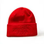 The North Face Beanie One Size Fiery Red Urban Embossed Gorpcore NWT
