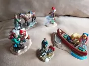 Department 56 Snow/Camping Mini Figurines