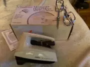 Vintage Sunbeam Mixmaster Hand Mixer w/ Three Speeds - Almond 0301 - boxed new.