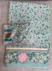 Vintage Wamsutta Floral Twin Flat sheet & 2 King Pillow CasesConfection