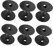 KOCKSHION 6pcs Thread Bobbins Durable Empty Spools for Sewing Machines Stylish and Practical Thread Storage for Beginners and Professionals