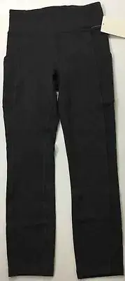 Lululemon Invigorate HR Crop 23” Everlux LW6BAXS HTGR Heather Gray Size 4