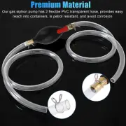 For Fuel Delivery Hand Pump Siphon Pump Easy To Use Hose Clamps Versatile