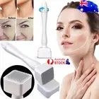 Needle Derma Roller Stamp Microneedle Skin Care Wrinkle Therapy Anti Aging KitDX