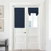 French Door Curtains for Small Door Window Thermal Insulated Noise Reducing B...