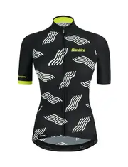 Santini Tono Dune Women's Jersey - Black Size 2XL
