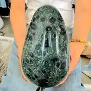 8.58LB Natural Kappa Stone Crystal Egg Polishing Healing 3900g