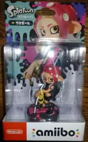 Splatoon 2 Amiibo Neon Pink Octoling Girl Nintendo Switch Wii U 3DS Inkling L@@K