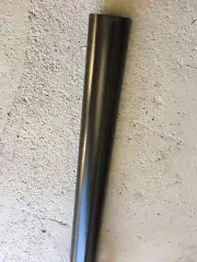 BLACK steel post Steel Round Tube Pipe Fence Post 48mm 2.3mm 2M $22