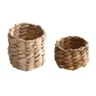 Woven Napkin Handmade Natural Cattail Cucurbita Napkin Buckle Holder