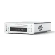 Silcron MaxConnect Compact HiFi CD Player w/ DAC & Bluetooth 24x8cm Silver