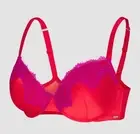 Savage X Fenty Nite Shade Padded Demi Bra. Timeless Red. 38DD. NWT.