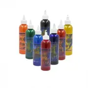 8 x 250ml Glitter Liquid Watercolor Paint