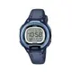 CASIO WATCH 卡西歐兒童清晰數字藍灰色冷光運動膠帶電子腕錶 型號：LW-203-2A【神梭鐘錶】