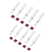10 Pack Magnetic Push Latches for Cabinet Door,Push Latches 2.87″*0.39″ White