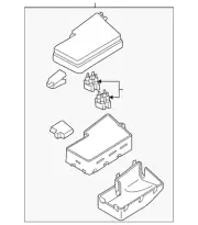 Genuine Mazda Fuse & Relay Box BP4K-66-760H
