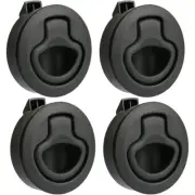 4x Pull Furniture Catch Locks Latch Knobs Drawer Cupboard Cabinet Door Campervan