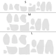 10 Pieces Quilting Stencil Ruler Memory Bear Template for Sewing Pattern