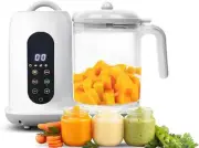 Electric Baby Food Maker Milk Frother and Steamer Puree Maker Touch Button