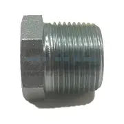 STEEL REDUCING HEX BUSHING 1" MNPT x 3/4" FNPT HYDRUALIC/FUEL/AIR/WOG