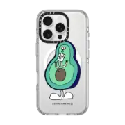 iPhone 16 Pro Clear Case MagSafe Compatible Stefan Marx- Avocado