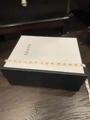 gucci empty shoe box with 2 dust bags