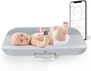 MINDPETMED Smart Changing Pad Scale, Max 44lbs/20kg, Diaper Changing Baby Scale