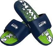 FOCO Men's NFL Team Logo Athletic Gel Sandal Slides