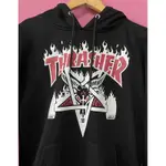 THRASHER SKATE GOAT PULLOVER HOODIE 二手 日本支線 帽TEE 五芒星山羊