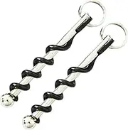 Multi-Tool Corkscrew Keychain Portable Red Wine Bottle Opener Set