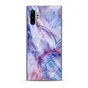 Skins Decal Wrap for Samsung Note 10 Plus Purple Marble Pink Blue Swirl
