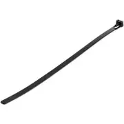 Startech CBMZTRB10BK 25cm Reusable Cable Ties Nylon 100 Pack