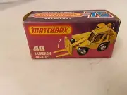 Matchbox Superfast Model No. 48 Sambron Jacklift 1977