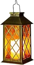 KPL Solar Lanterns Lights Outdoor Waterproof, Solar Hanging Lights LED Patio Lantern Flickering Flameless Candle Lights Decorative Garden Gifts for Deck, Balcony, Porch, Yard, Lawn
