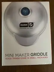 Dash Mini Maker Griddle Pancakes Eggs Cookies Breakfast Sandwiches & More New